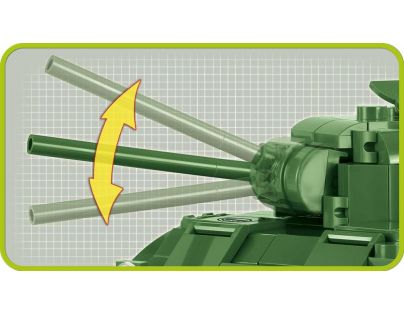 Cobi 2464A Malá armáda Sherman M4A1