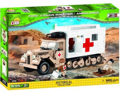 Cobi 2518 Malá armáda II. světová válka Ford V3000S Maultier Ambulance