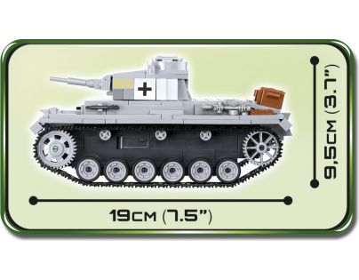 Cobi 2523 Malá armáda II. světová válka Panzer III Ausf E - Poškozený obal