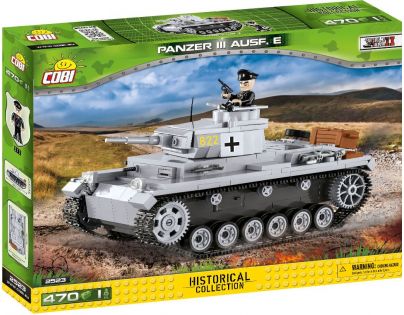 Cobi 2523 Malá armáda II. světová válka Panzer III Ausf E - Poškozený obal