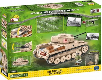 Cobi 2527 Malá armáda II. světová válka SD.KFZ.121 Panzer II Ausf. F