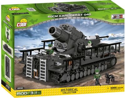 Cobi 2530 II. světová válka II WW 60 cm Karl-Gerät 040, 1500 k, 4 f