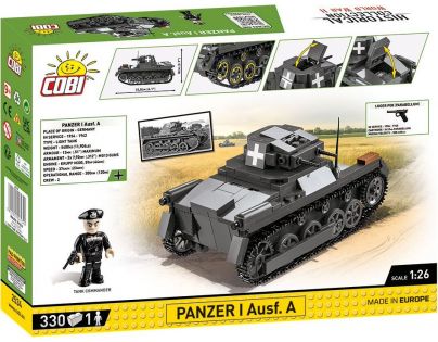 Cobi 2534 II. světová válka Panzer I Ausf A 330 dílků