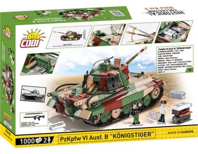 Cobi 2540 Malá armáda II. světová válka Panzer VI Tiger Ausf. B Konigstiger 1000 dílků