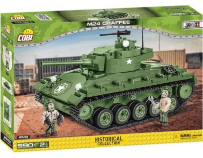 Cobi 2543 Malá armáda II. světová válka M24 Chaffee 590 dílků