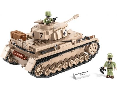 Cobi 2546 II. světová válka Panzer IV Ausf G DAK 559 dílků