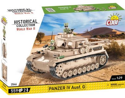 Cobi 2546 II. světová válka Panzer IV Ausf G DAK 559 dílků