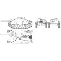 Cobi 2558 II. světová válka Jagdpanzer 38 Hetzer 555 dílků 2