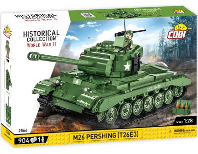 Cobi 2564 Americký tank M26 Pershing T26E3 904 dílků Poškozený obal