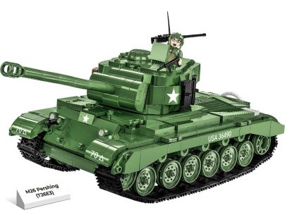 Cobi 2564 Americký tank M26 Pershing T26E3 904 dílků Poškozený obal