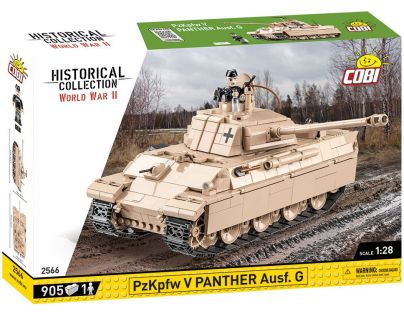 Cobi 2566 II. světová válka Panzer V Panther Ausf. G 905 dílků