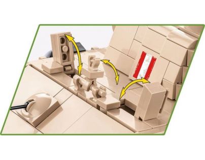 Cobi 2568 II. světová válka Panzer V Panther Pudel 840 dílků