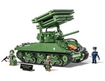 Cobi 2569 II. světová válka M4A3 Sherman with T34 Calliope executive edition