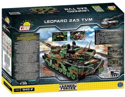 Cobi 2620 Armed Forces Leopard 2A5 TVM 945 dílků