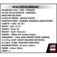 Cobi 2623 Malá armáda Abrams M1A2 SEPv3 3