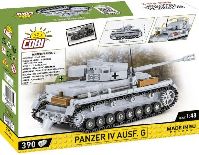 Cobi 2714 Německý střední tank PzKpfW Panzer IV ausf. G 390 dílků
