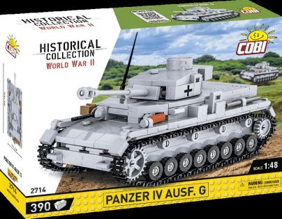 Cobi 2714 Německý střední tank PzKpfW Panzer IV ausf. G 390 dílků