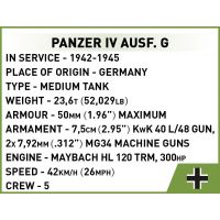 Cobi 2714 Německý střední tank PzKpfW Panzer IV ausf. G 390 dílků 5