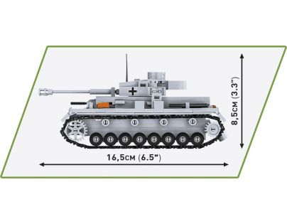 Cobi 2714 Německý střední tank PzKpfW Panzer IV ausf. G 390 dílků