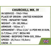 Cobi 2717 Britský pěchotní tank A22 Churchill Mk. IV 315 dílků 6