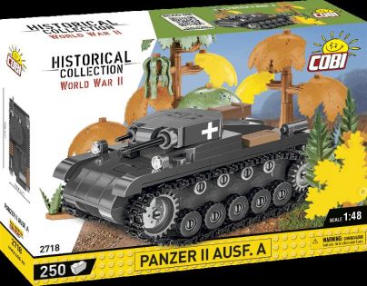 Cobi 2718 Lehký tank Panzer II Ausf. A 250 dílků