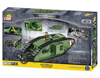 Cobi 2972 Malá armáda I. světová válka Tank Mark I