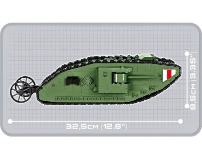 Cobi 2972 Malá armáda I. světová válka Tank Mark I
