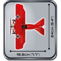 Cobi 2974 Malá armáda I. světová válka Fokker Dr. 1 - Poškozený obal  3