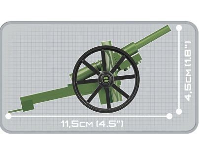 Cobi 2979 Small Army Great War 75 mm Polní dělo 1897