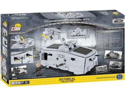 Cobi 2982 Malá armáda I.světová válka Great War Sturmpanzerwagen A7V