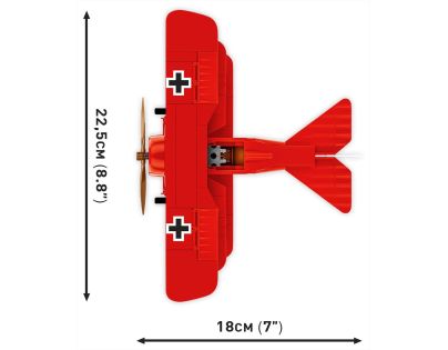 Cobi 2996 Fokker Dr. I Red Baron