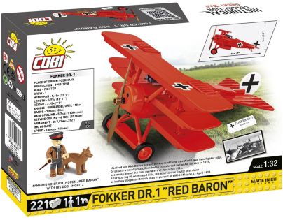 Cobi 2996 Fokker Dr. I Red Baron