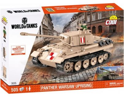 Cobi Malá armáda 3035 World of Tanks Panther V Varšavské povstání