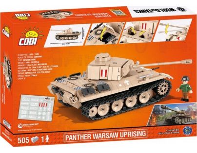 Cobi Malá armáda 3035 World of Tanks Panther V Varšavské povstání