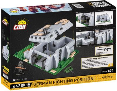 Cobi 3043 Company of Heroes German Fighting Position 642 dílků