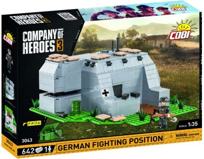 Cobi 3043 Company of Heroes German Fighting Position 642 dílků