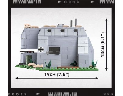 Cobi 3043 Company of Heroes German Fighting Position 642 dílků