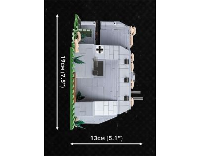 Cobi 3043 Company of Heroes German Fighting Position 642 dílků