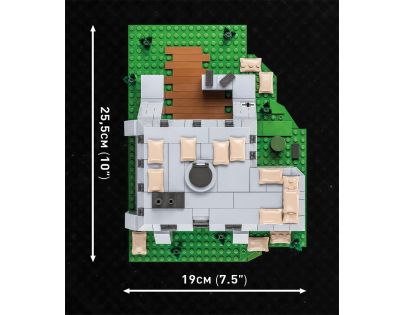Cobi 3043 Company of Heroes German Fighting Position 642 dílků