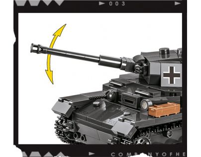 Cobi 3045 Company of Heroes Panzer IV Ausf G 610 dílků