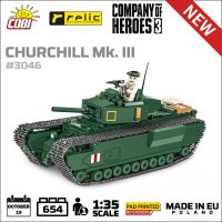 Cobi 3046 Company of Heroes Churchill Mk. III 654 dílků 3