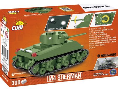 Cobi World of Tanks Sherman M4 1:48