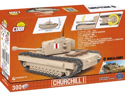 Cobi World of Tanks Churchill I 1:48