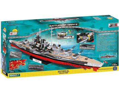 Cobi 4809 Small Army II. světová válka Bitevník Tirpitz 1:300