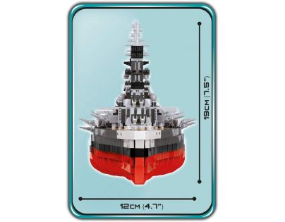 Cobi 4809 Small Army II. světová válka Bitevník Tirpitz 1:300