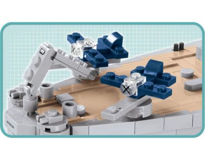 Cobi 4812  Malá armáda Bitevník Iowa class USS Missouri BB-63 Iowa BB-61 1:300