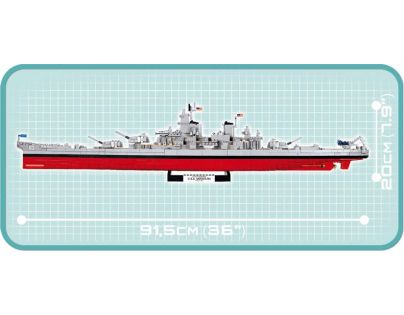 Cobi 4812  Malá armáda Bitevník Iowa class USS Missouri BB-63 Iowa BB-61 1:300