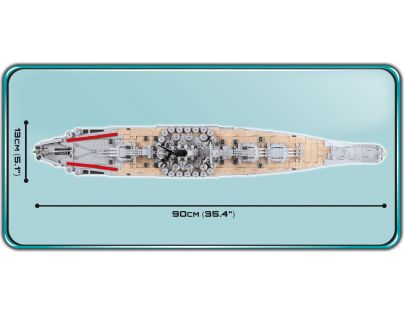 Cobi 4814 Malá armáda II. světová válka Bitevník Yamato