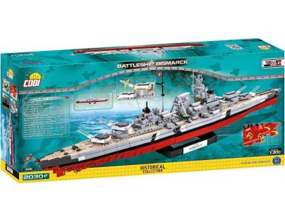 Cobi II. světová válka Bitevník Bismarck 1:300