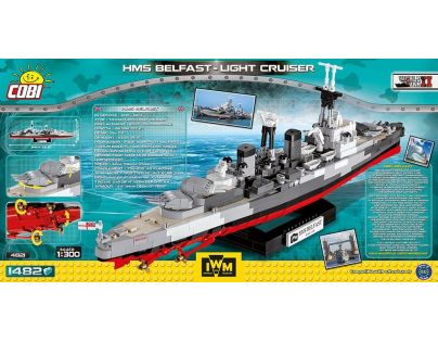 Cobi 4821 World War II Britský Lehký křižník HMS Belfast